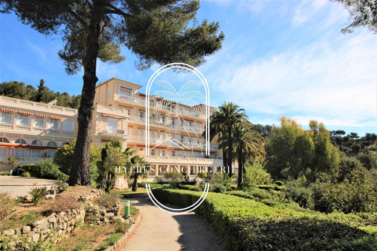 Ferienwohnung T3 Standing-Splendide vue mer - Piscine/Parking Hyères Exterior foto